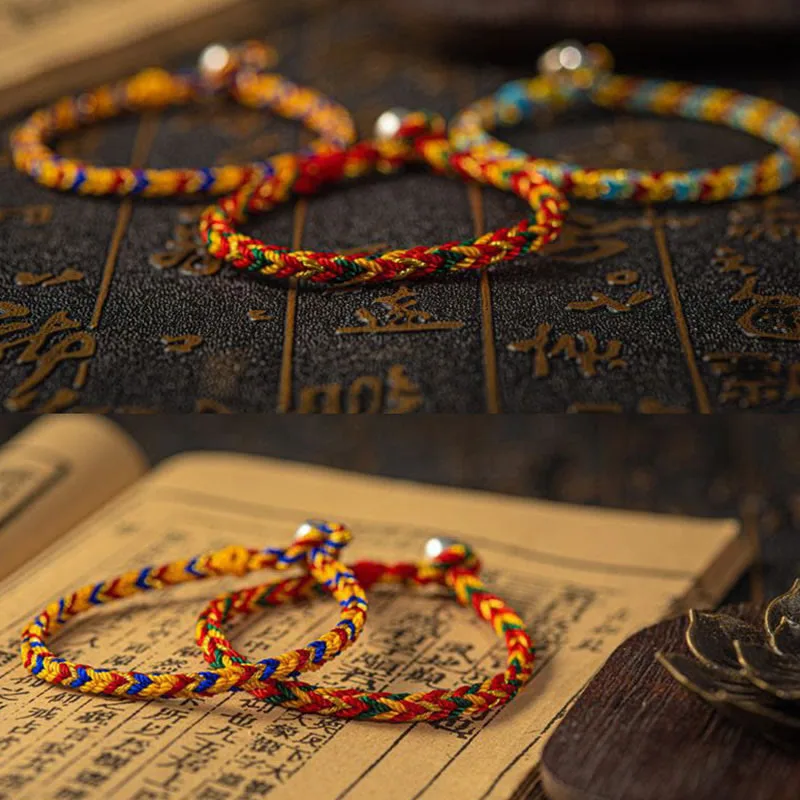 Mythstones "May you be good fortune and success" Lucky Multicolored Bracelet - Image 5