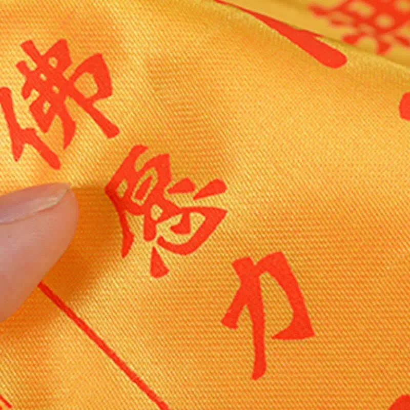 Mythstone Tibetan 7 Colors Windhorse Letter Auspicious Lotus Outdoor 21 Pcs Prayer Flag - Image 14