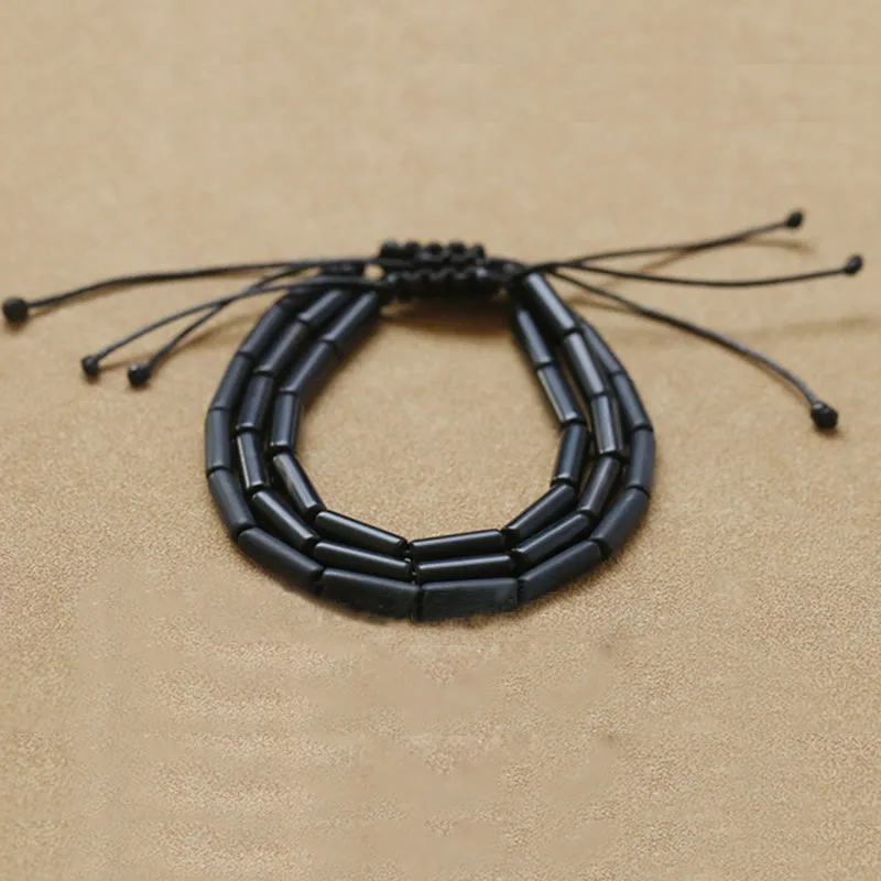 Mythstone Black Onyx Bead Support Protection Bracelet - Image 6
