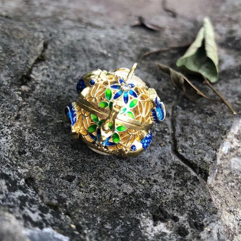 Mythstone Copper Scented Ball Pomander Ball Decoration Ornament - Image 9