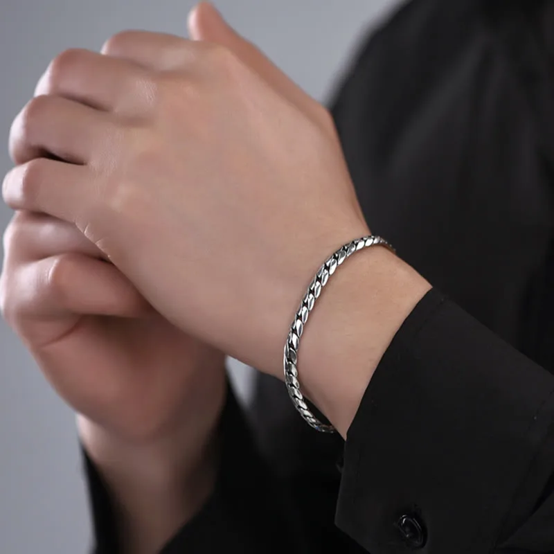 Mythstone Double Dorje Vajra Strength Punk Copper Chain Bracelet Necklace - Image 10