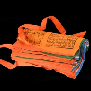 Mythstone Tibetan 5 Colors Windhorse Scriptures Auspicious Outdoor Prayer Flag