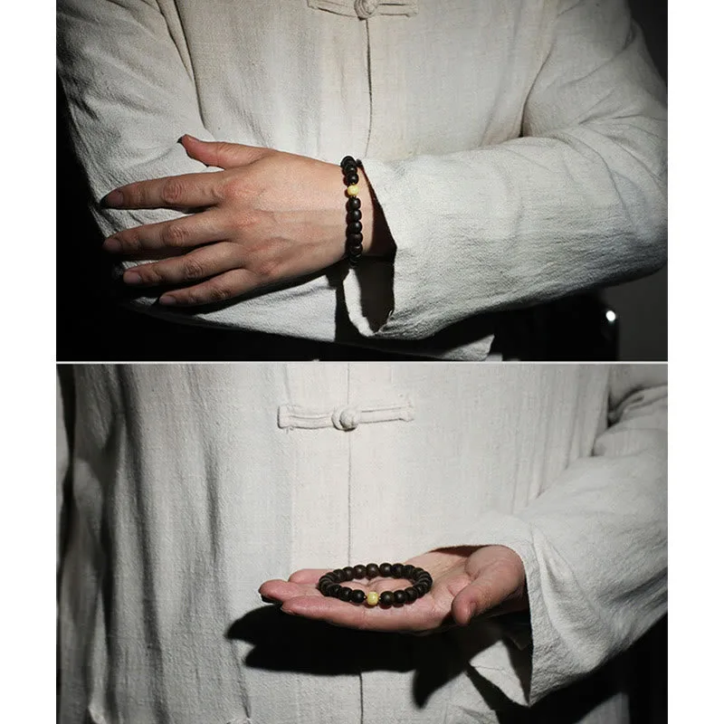 Mythstone Rare Brunei Agarwood Amber Balance Peace Calm Bracelet - Image 17