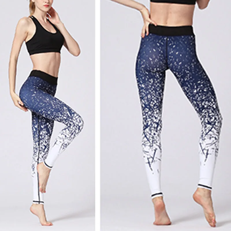 Mythstone Lines Weeds Sakura Flowers Black Tree Print Pants Sports Fitness Yoga Leggings Women's Yoga Pants - Image 22