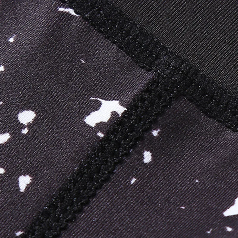 Mythstone Lines Weeds Sakura Flowers Black Tree Print Pants Sports Fitness Yoga Leggings Women's Yoga Pants - Image 14