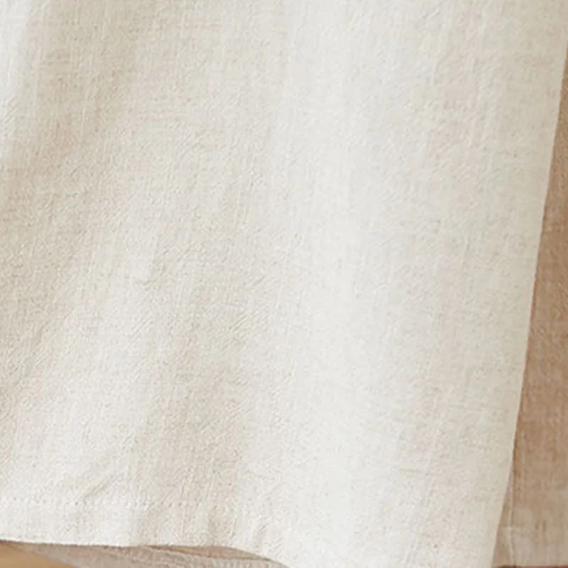 Mythstone 2Pcs Chinese Frog Button Design Zen Tai Chi Meditation Clothing Cotton Linen Top Pants Women's Set - Image 14