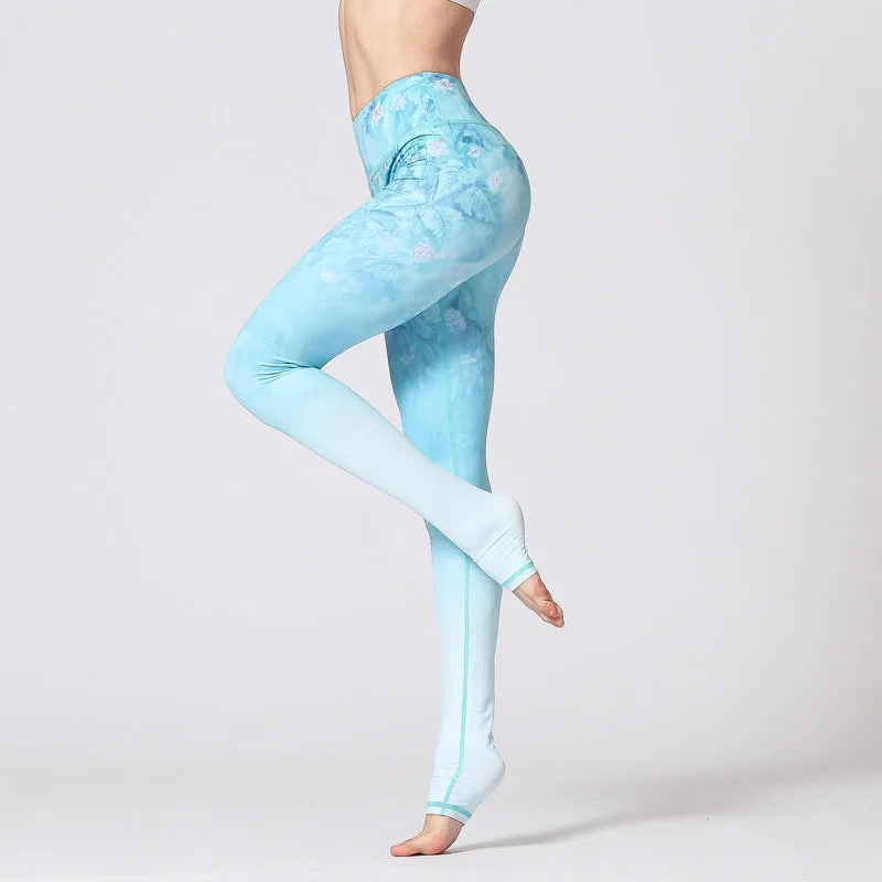 Mythstone Lotus Flower Floral Print Design Pants Sports Fitness Yoga Leggings Women's Yoga Pants - Image 12