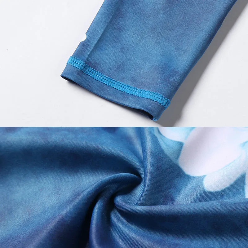 Mythstone Lotus Flower Floral Print Design Pants Sports Fitness Yoga Leggings Women's Yoga Pants - Image 9