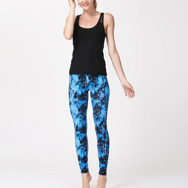 Mythstone Camo Print Sports Fitness Yoga High Waist Leggings Women's Yoga Pants - Image 12