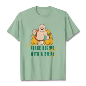 Mythstone Peace Begins With A Smile Tee T-shirt