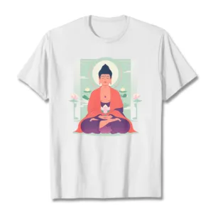 Mythstone Lotus Meditation Buddha Tee T-shirt
