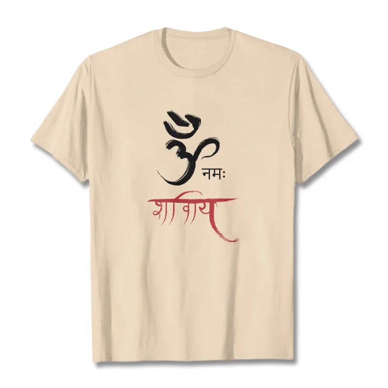 Mythstone OM NAMAH SHIVAYA Mantra Sanskrit Tee T-shirt - Image 9