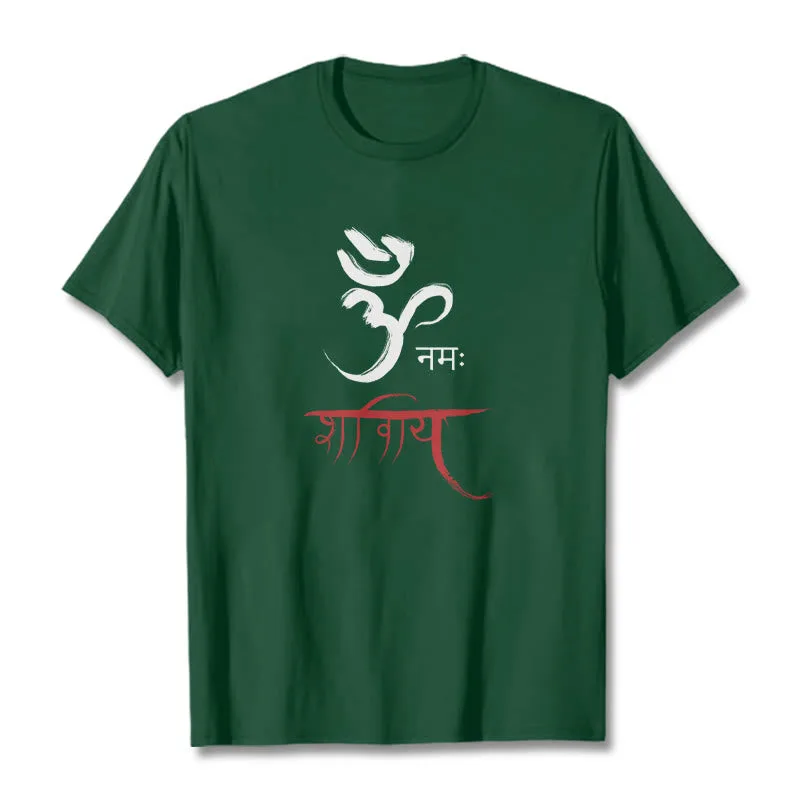 Mythstone OM NAMAH SHIVAYA Mantra Sanskrit Tee T-shirt - Image 11