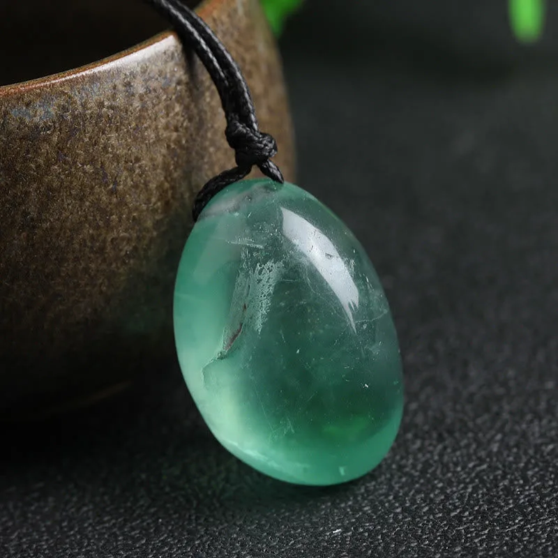 Mythstone Green Fluorite Power Necklace Pendant - Image 4