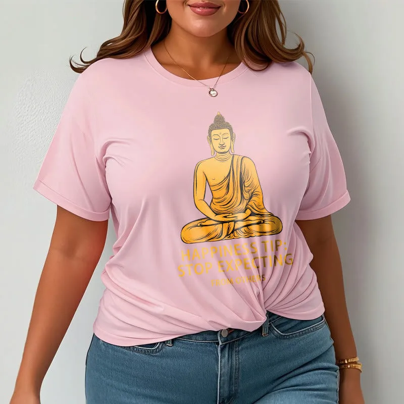 Mythstone Stop Expecting From others Buddha Tee T-shirt - Image 12