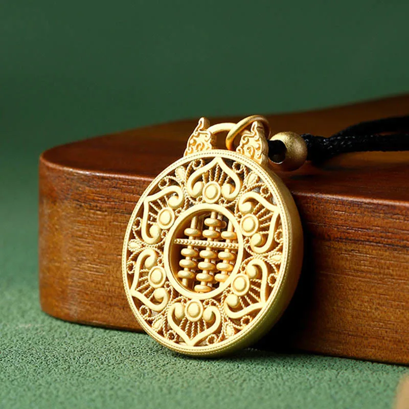 Mythstone - Gold Plated Copper Koi Fish Strength Necklace Pendant - Image 2