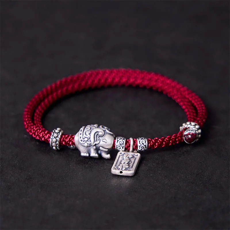 Mythstone 925 Sterling Silver Elephant Safe And Well Amulet Charm Strength Bracelet - Image 17