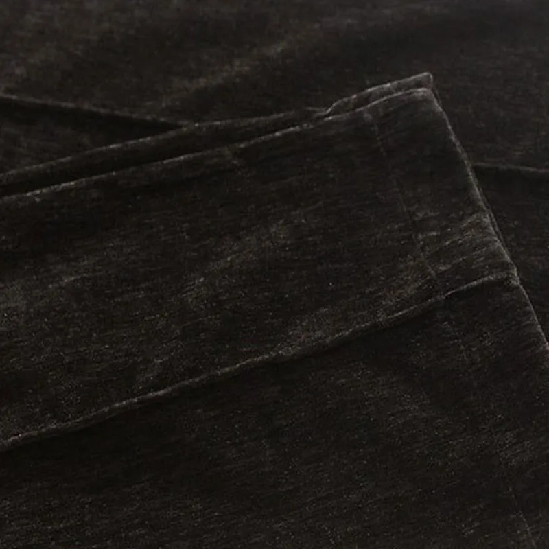 Mythstone Casual Embroider Bamboo Frog-button Cotton Top Pants Men's Meditation Cloth - Image 7