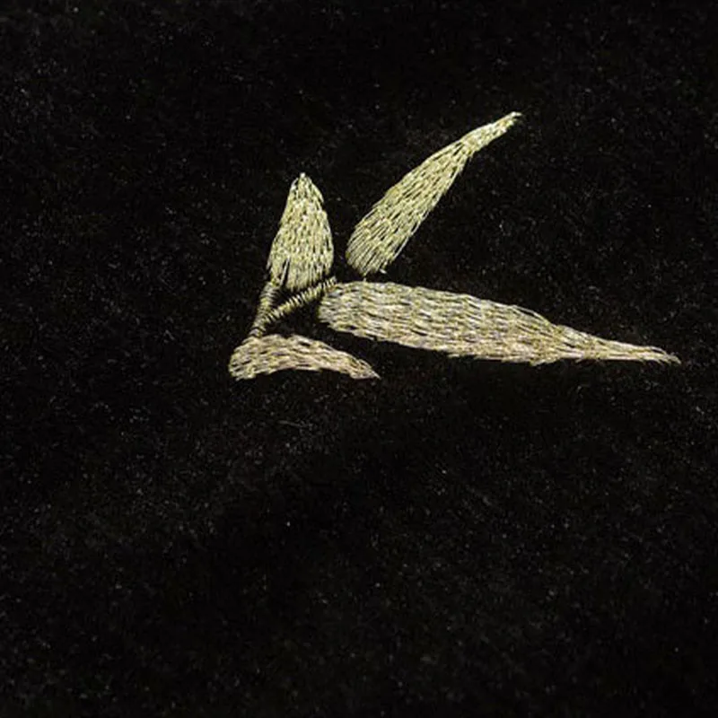 Mythstone Casual Embroider Bamboo Frog-button Cotton Top Pants Men's Meditation Cloth - Image 14