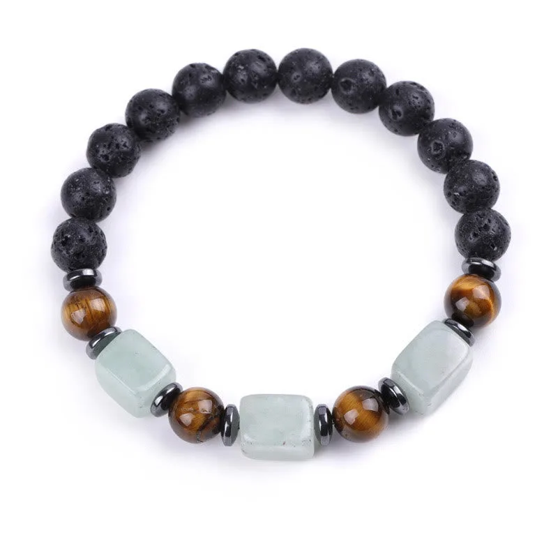 Mythstone Various Crystals Lava Rock Calm Bracelet - Image 28