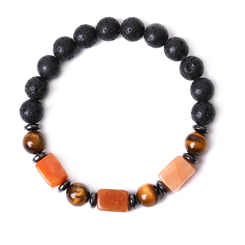 Mythstone Various Crystals Lava Rock Calm Bracelet - Image 55