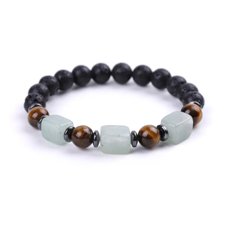 Mythstone Various Crystals Lava Rock Calm Bracelet - Image 26