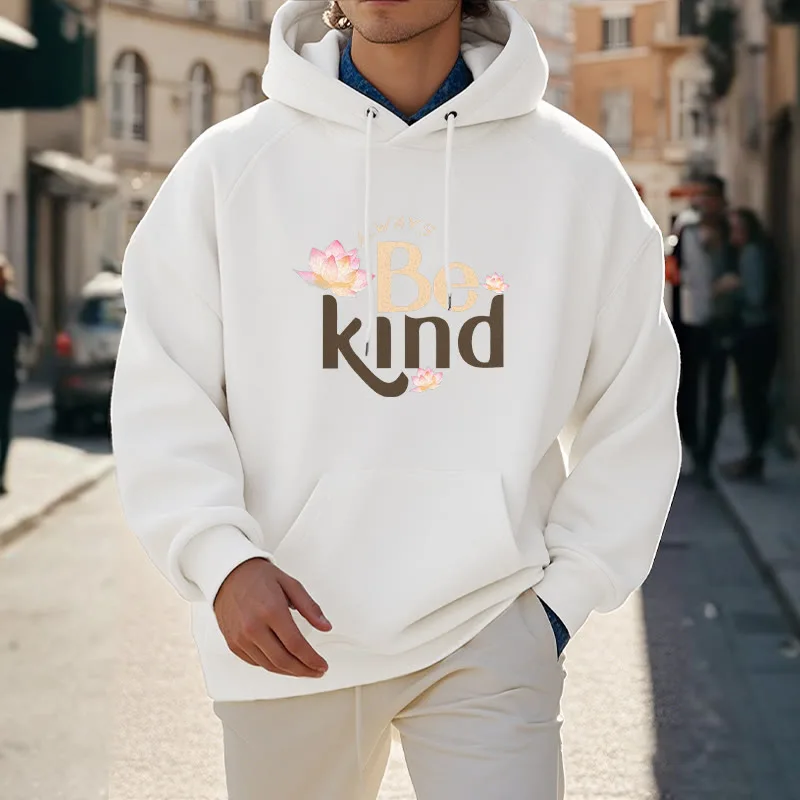 Mythstone Always Be Kind Fleece Lined Polyester Hoodie - Image 12
