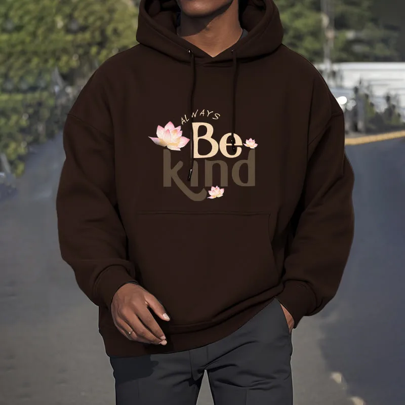 Mythstone Always Be Kind Fleece Lined Polyester Hoodie - Image 3
