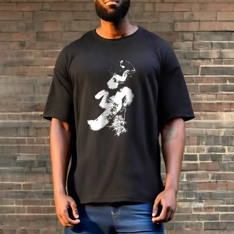 Mythstone OM Bamboo Ink Cotton Tee T-shirt - Image 4