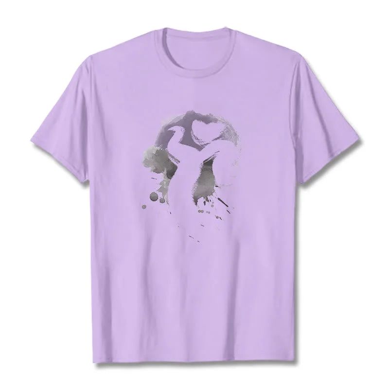 Mythstone OM Swan Cotton Tee T-shirt - Image 14