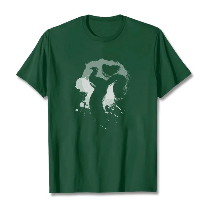 Mythstone OM Swan Cotton Tee T-shirt - Image 9