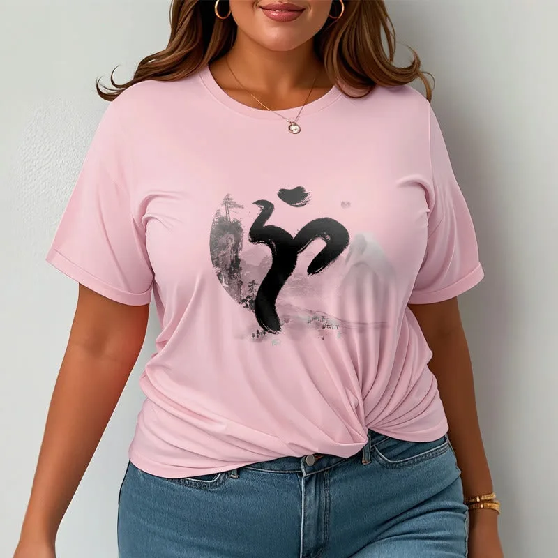 Mythstone OM Landscape Cotton Tee T-shirt - Image 17