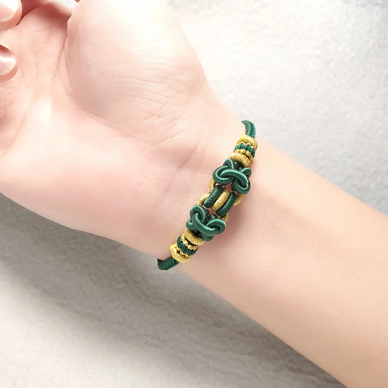 Mythstone Red String Saddle Knot Strength Bracelet - Image 17