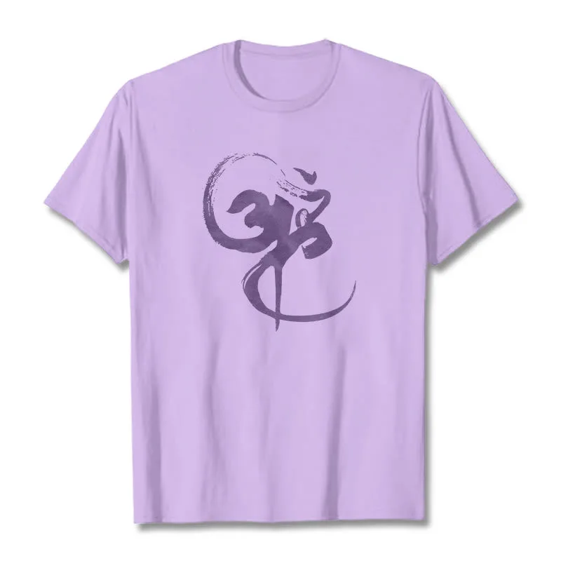 Mythstone Om Design Cotton Tee T-shirt - Image 14