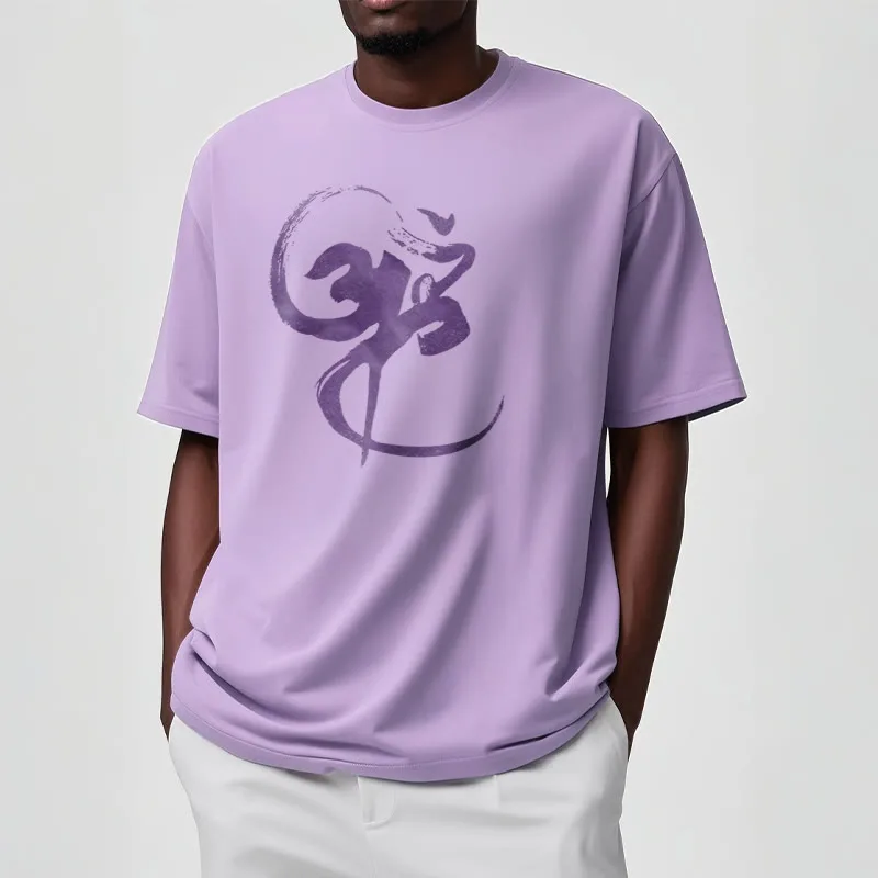 Mythstone Om Design Cotton Tee T-shirt - Image 15