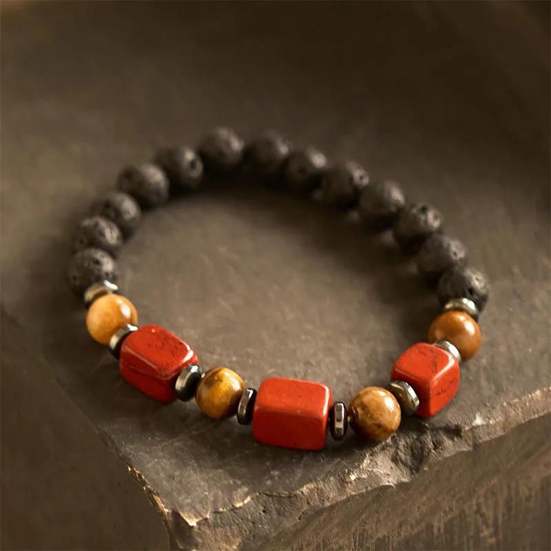 Mythstone Various Crystals Lava Rock Calm Bracelet - Image 29