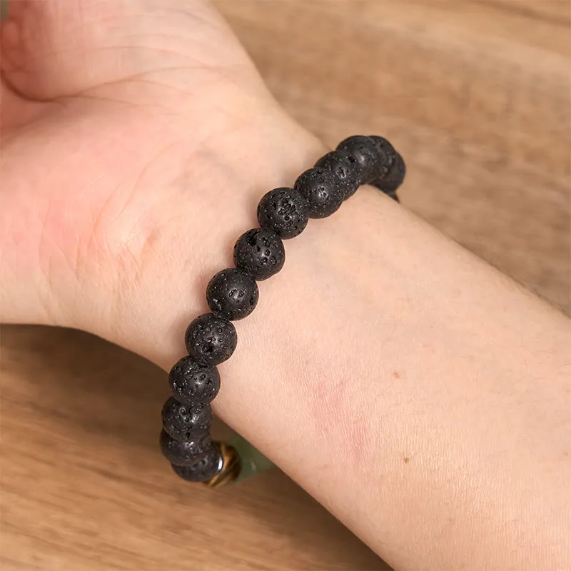 Mythstone Various Crystals Lava Rock Calm Bracelet - Image 24