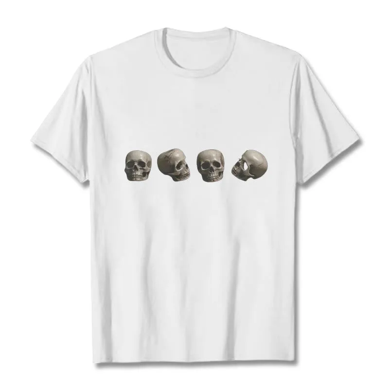 Mythstone Tibetan The Lord Of The Corpse Forest Skulls Pattern Tee T-shirt - Image 10
