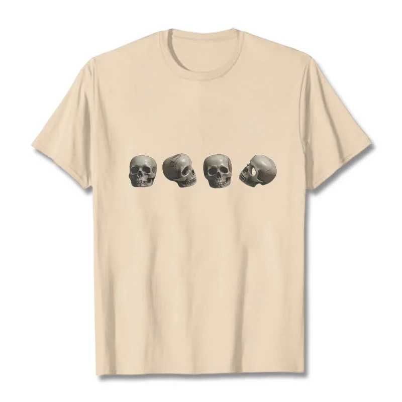 Mythstone Tibetan The Lord Of The Corpse Forest Skulls Pattern Tee T-shirt - Image 20