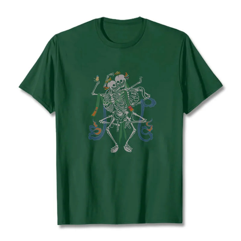 Mythstone Tibetan The Lord Of The Corpse Forest Design Tee T-shirt - Image 11