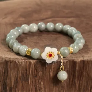 Mythstone Jade Abundance Flower Bracelet