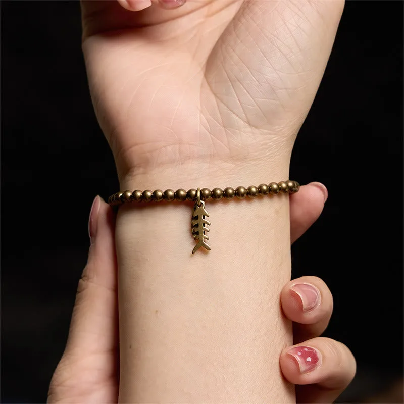 Mythstone Copper Fish Bone Healing Bracelet - Image 7