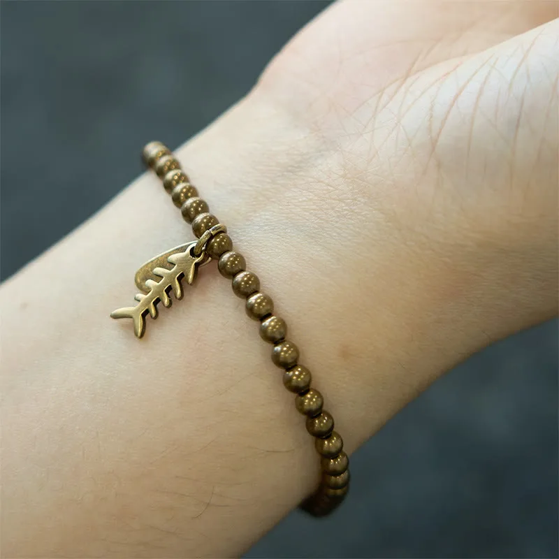 Mythstone Copper Fish Bone Healing Bracelet - Image 8