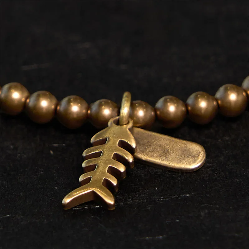 Mythstone Copper Fish Bone Healing Bracelet - Image 3