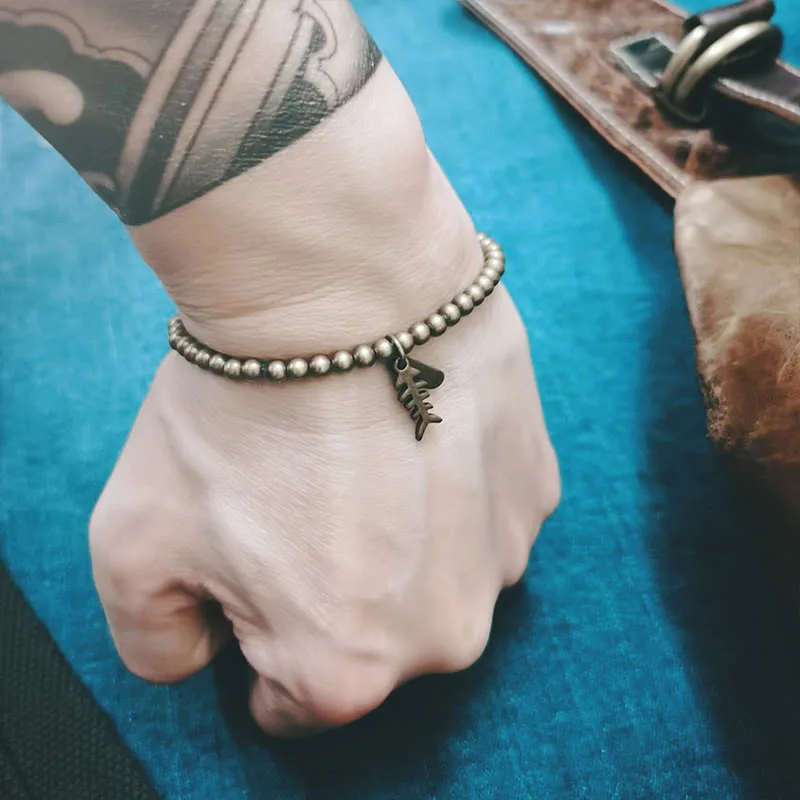 Mythstone Copper Fish Bone Healing Bracelet - Image 5