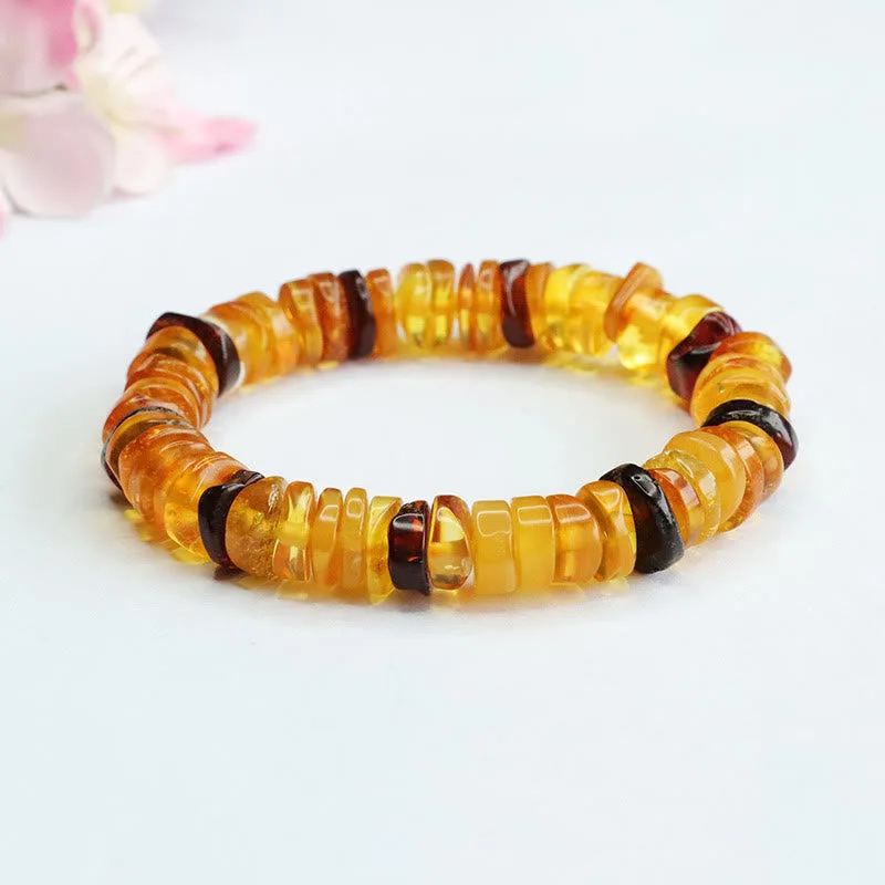 Mythstone Amber Peace Buckle Confidence Bracelet - Image 8