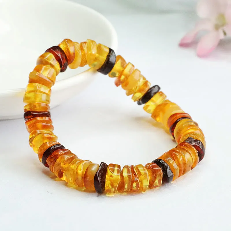 Mythstone Amber Peace Buckle Confidence Bracelet - Image 4