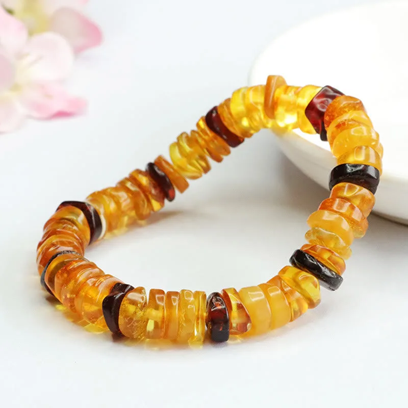 Mythstone Amber Peace Buckle Confidence Bracelet - Image 3
