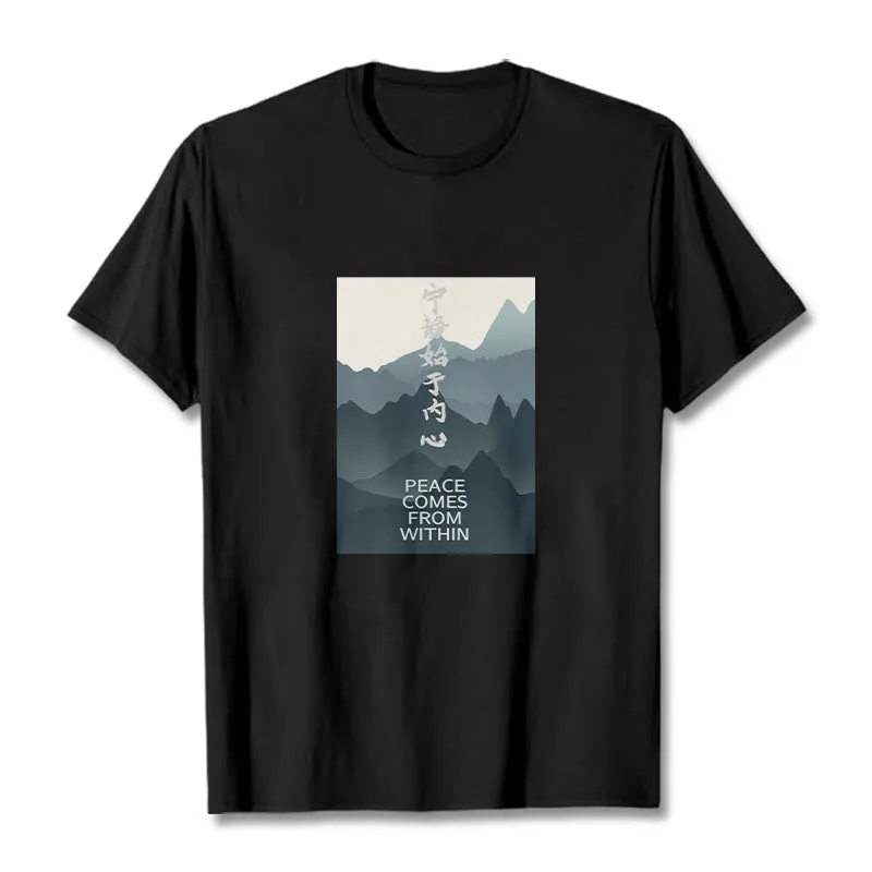 Mythstone Peace Comes From Within Tee T-shirt - Image 7