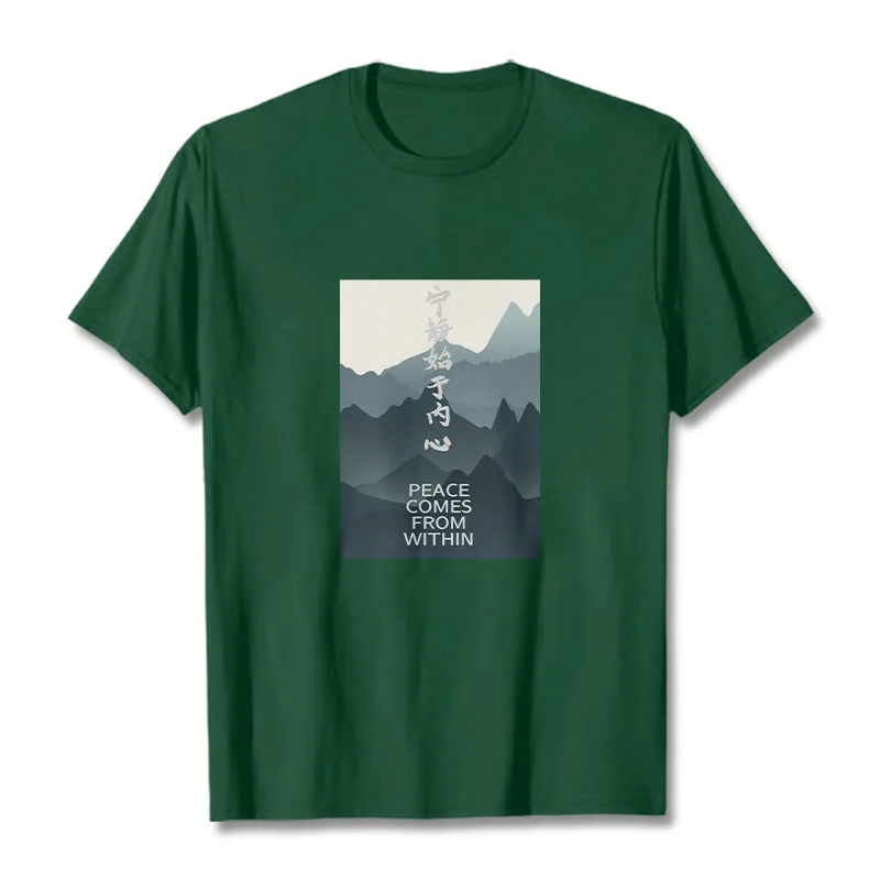 Mythstone Peace Comes From Within Tee T-shirt - Image 11